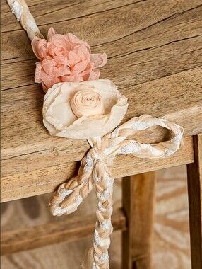#1853 POL Blushing Petals Boho Floral Belt